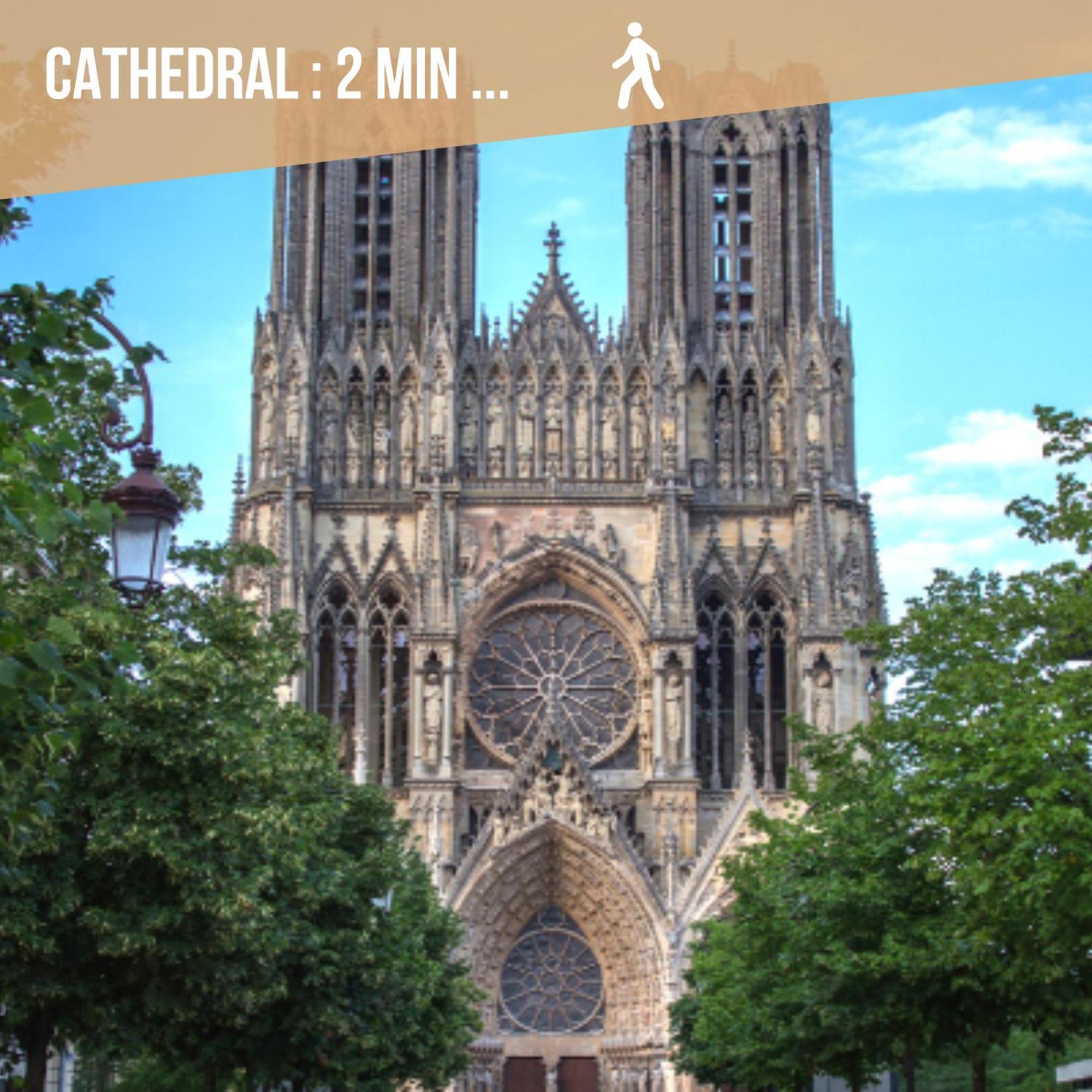 ランスLe Royal - Cathedral - Centerアパートメント エクステリア 写真